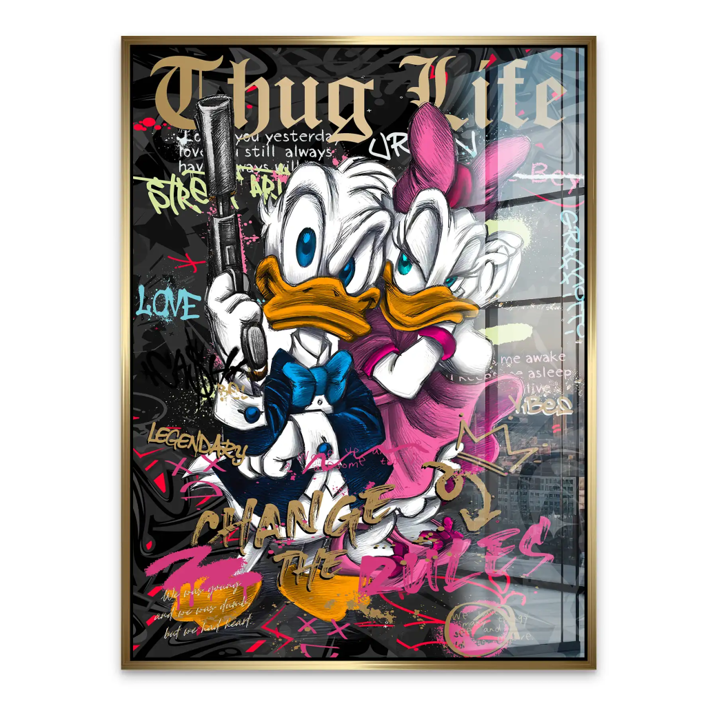 Donald Thug Life Acrylglas Bild INGALERIE