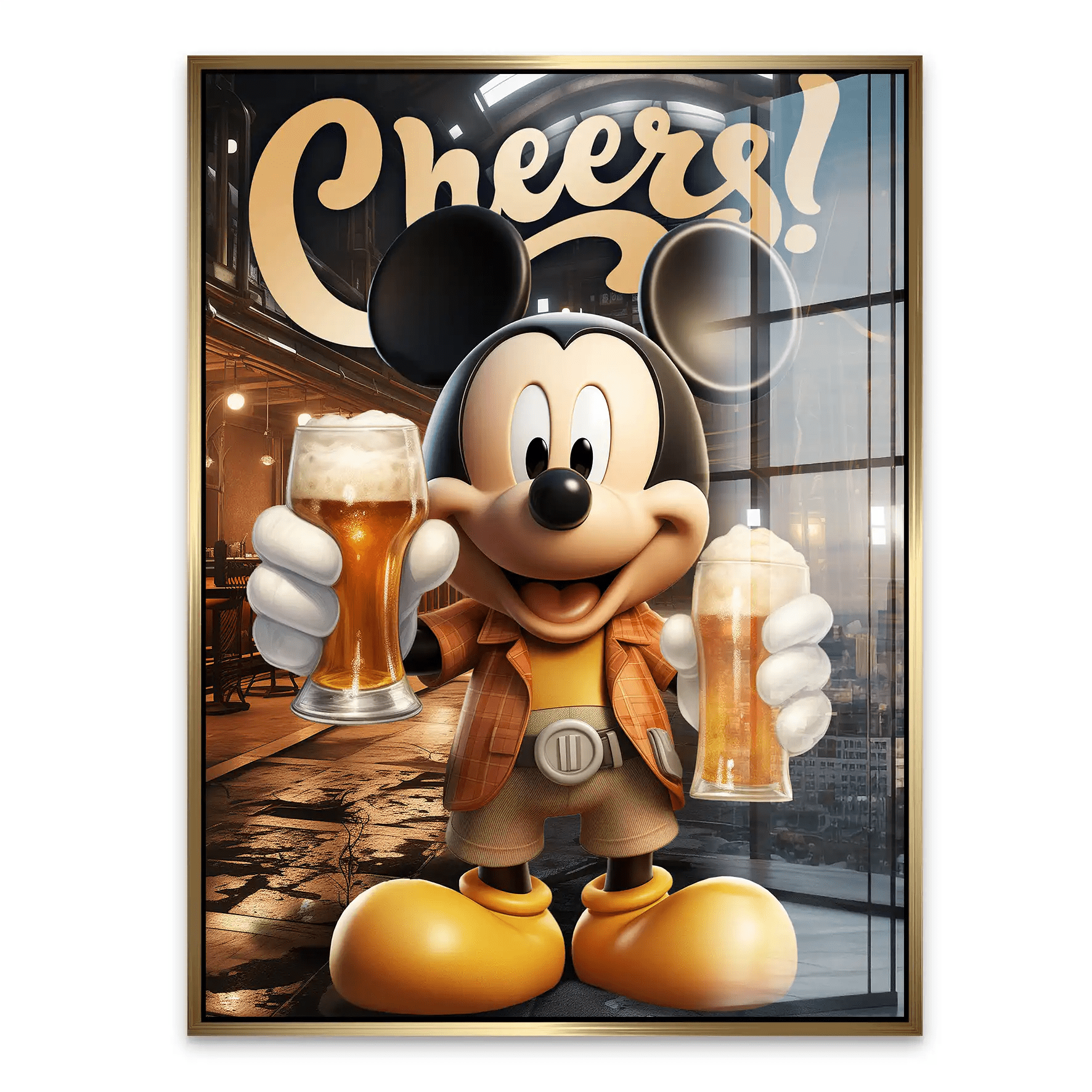 Micky Cheers Acrylglas Bild INGALERIE