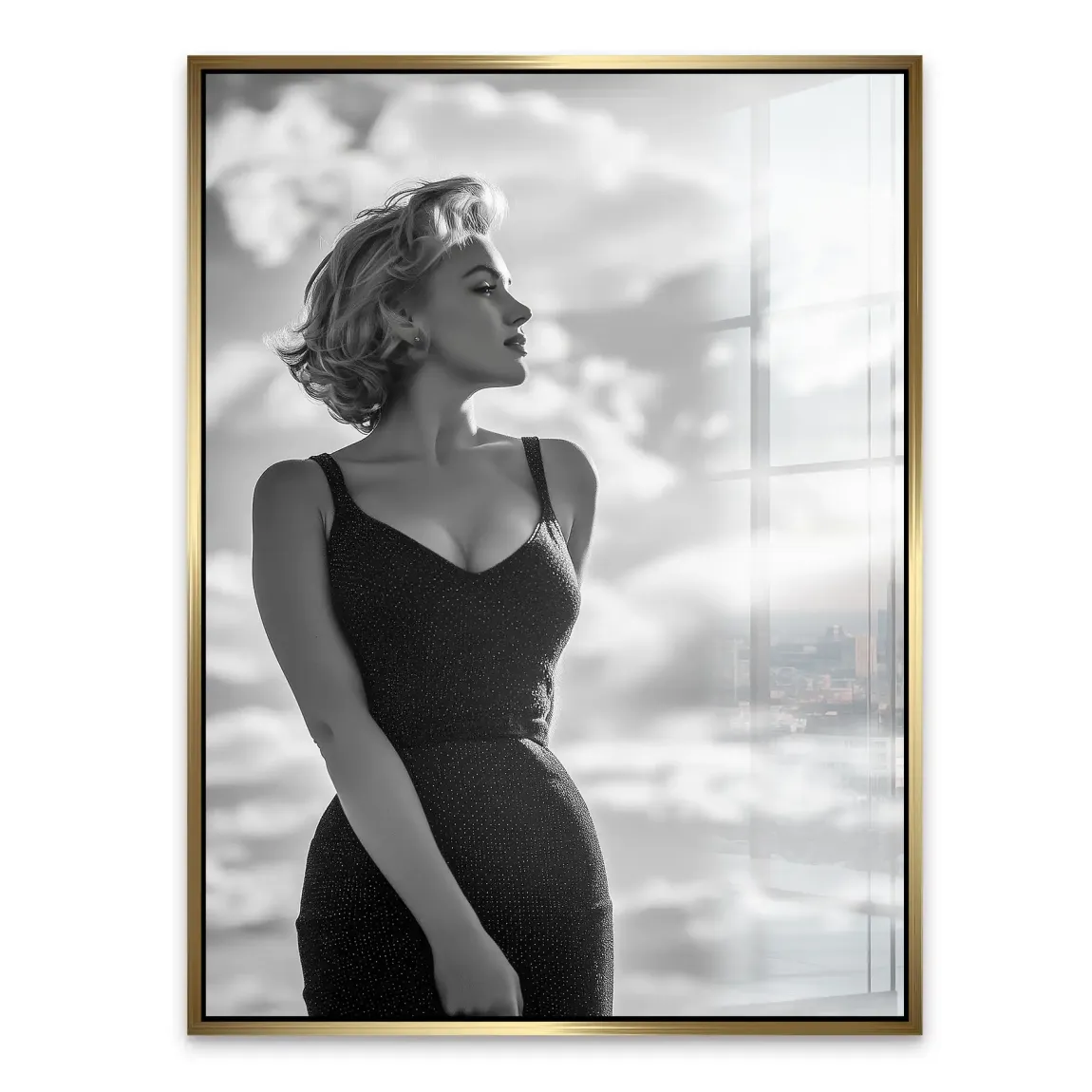 Marilyn Sunset Grace Acrylglasbild