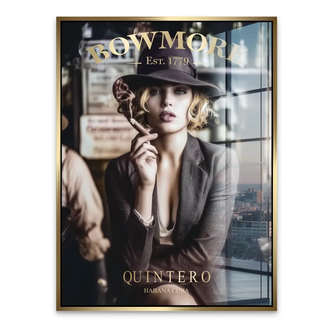 Whisky Noir Acrylglasbild