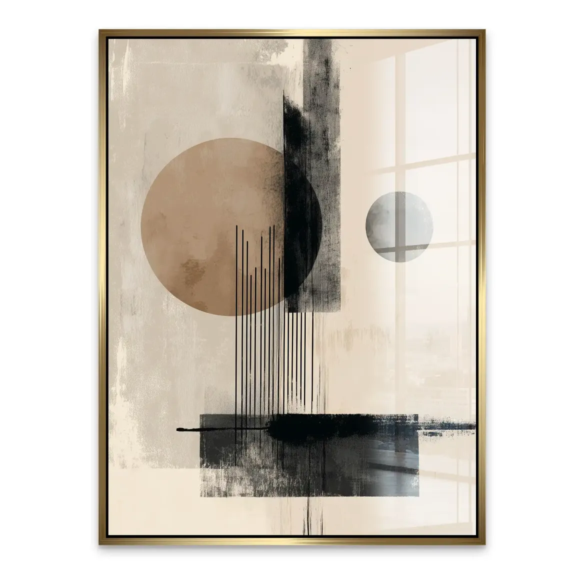Linear Essence Abstrakt Acrylglasbild