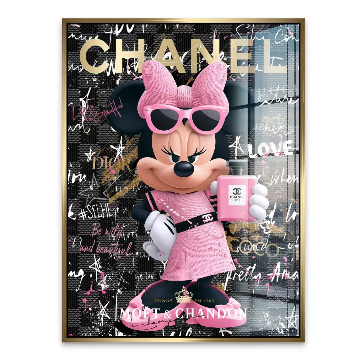 Minnie Couture Acrylglasbild