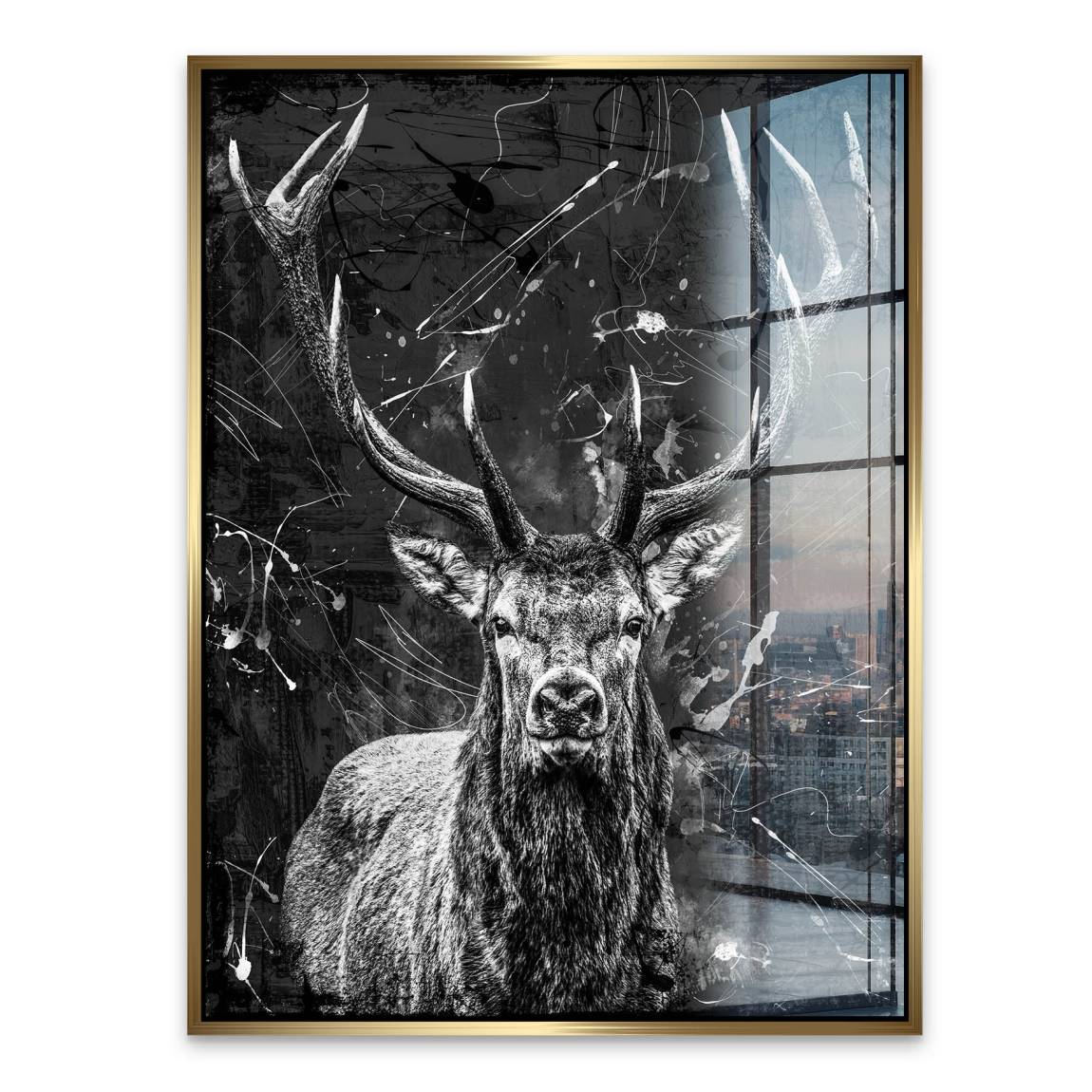 Hirsch Prestige Acrylglasbild