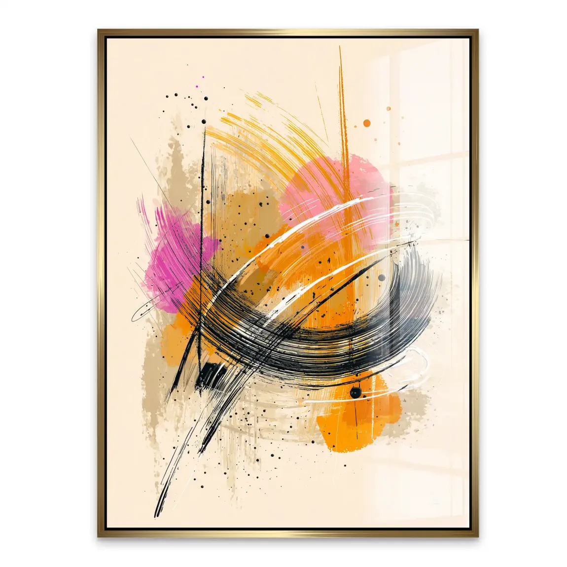 Modern Energie Abstrakt Acrylglasbild