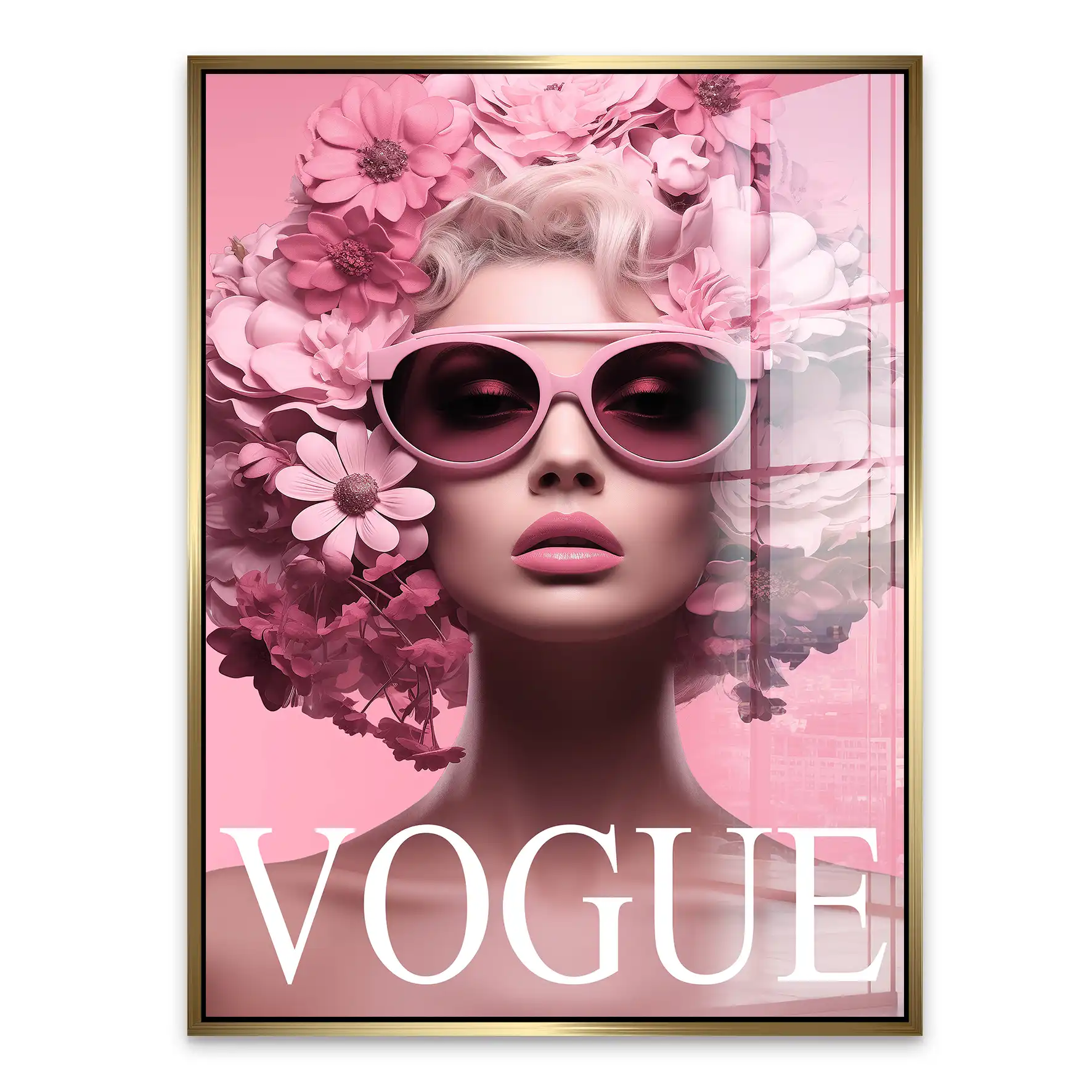 Pink Vogue Acrylglas Bild INGALERIE