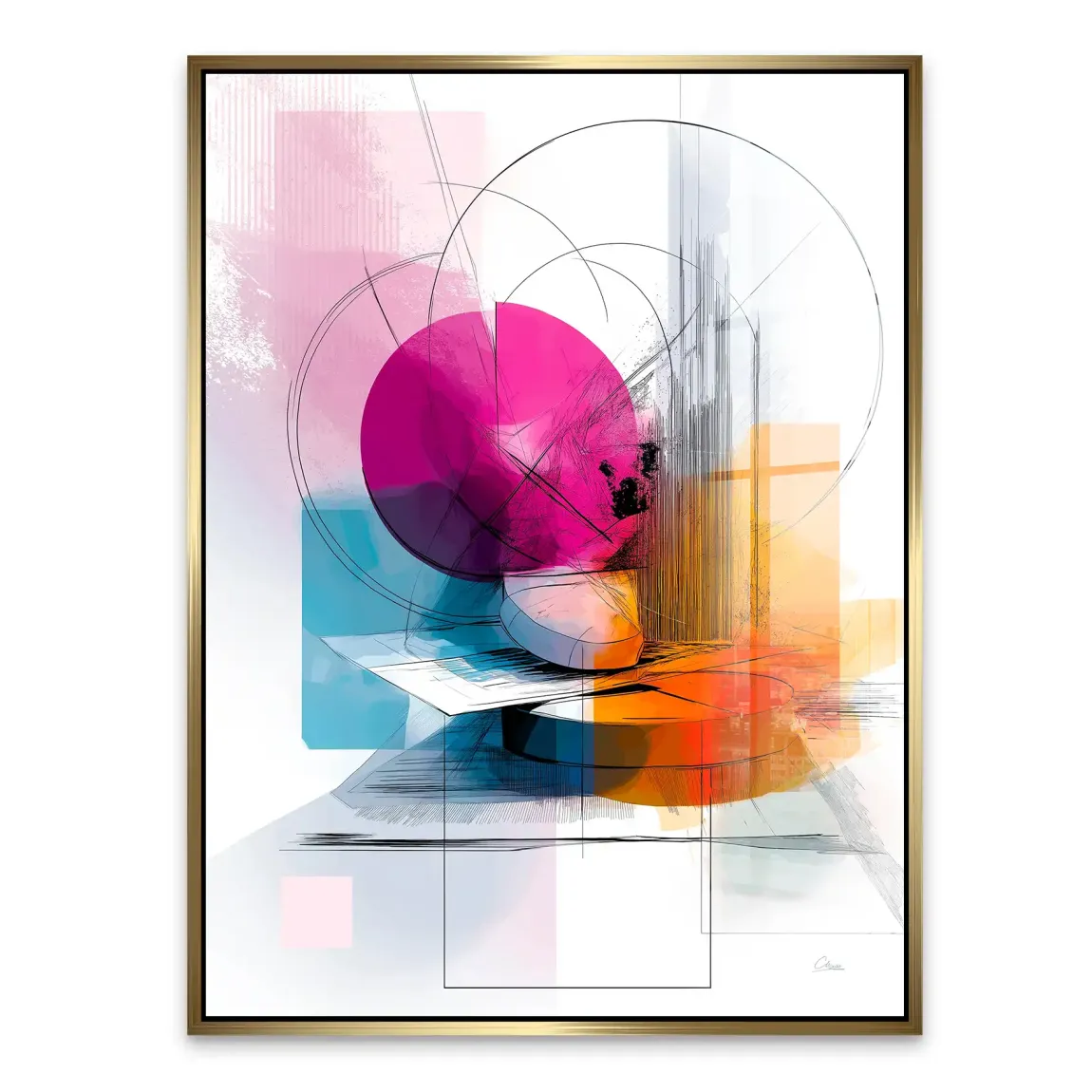 Harmony of Circles Acrylglasbild INGALERIE