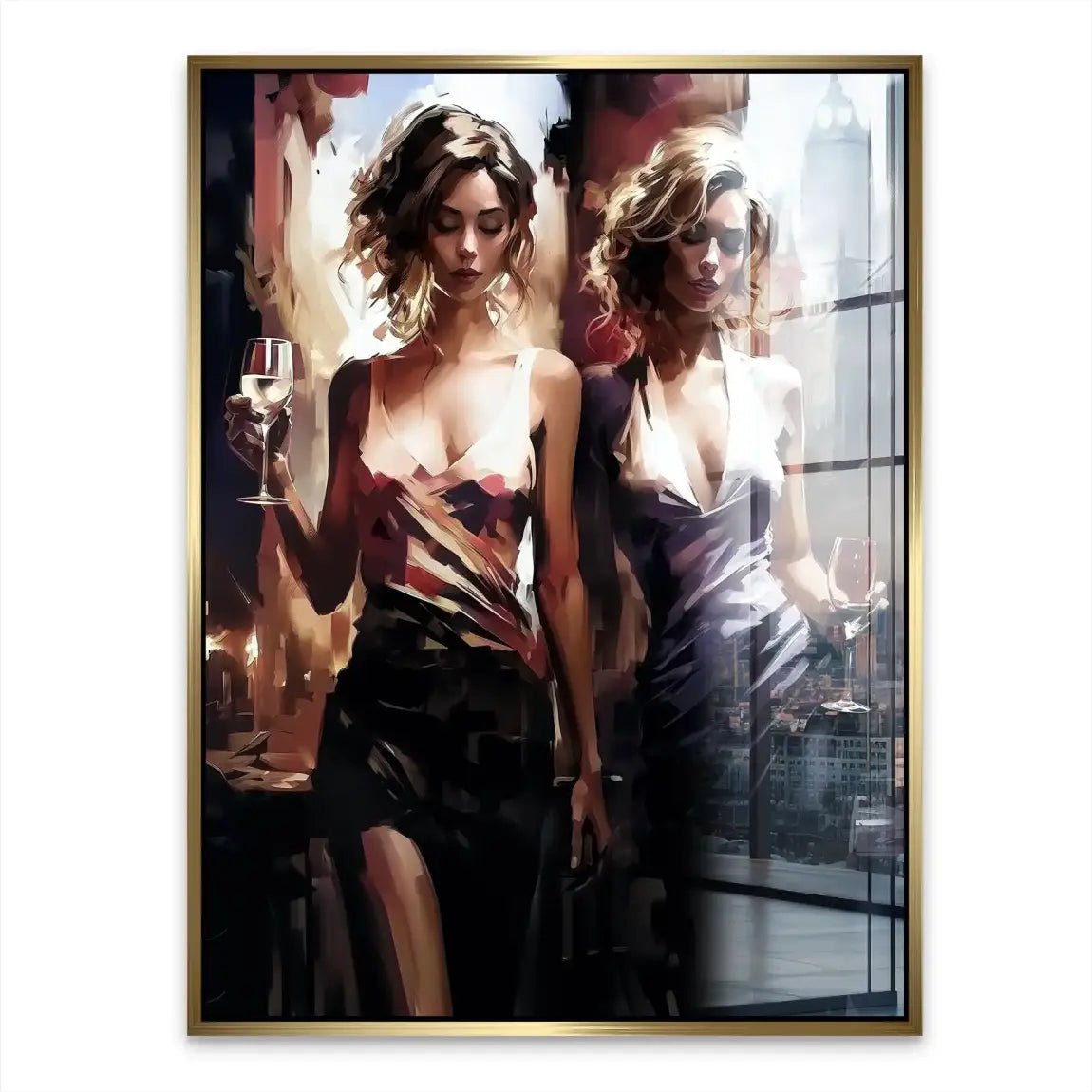 Two Ladys Nr.2 Acrylglasbild INGALERIE