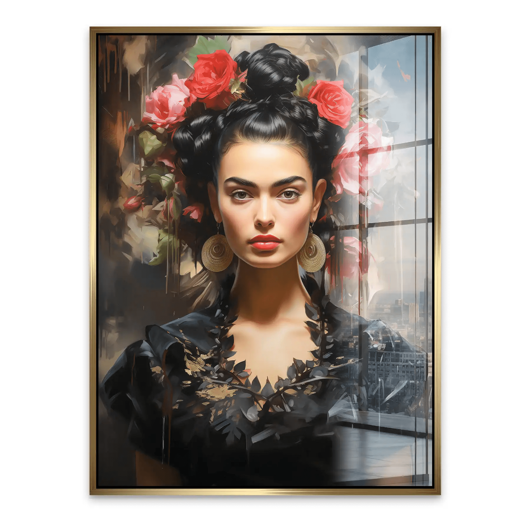 Frida Kahlo Beauty Acrylglas Bild INGALERIE