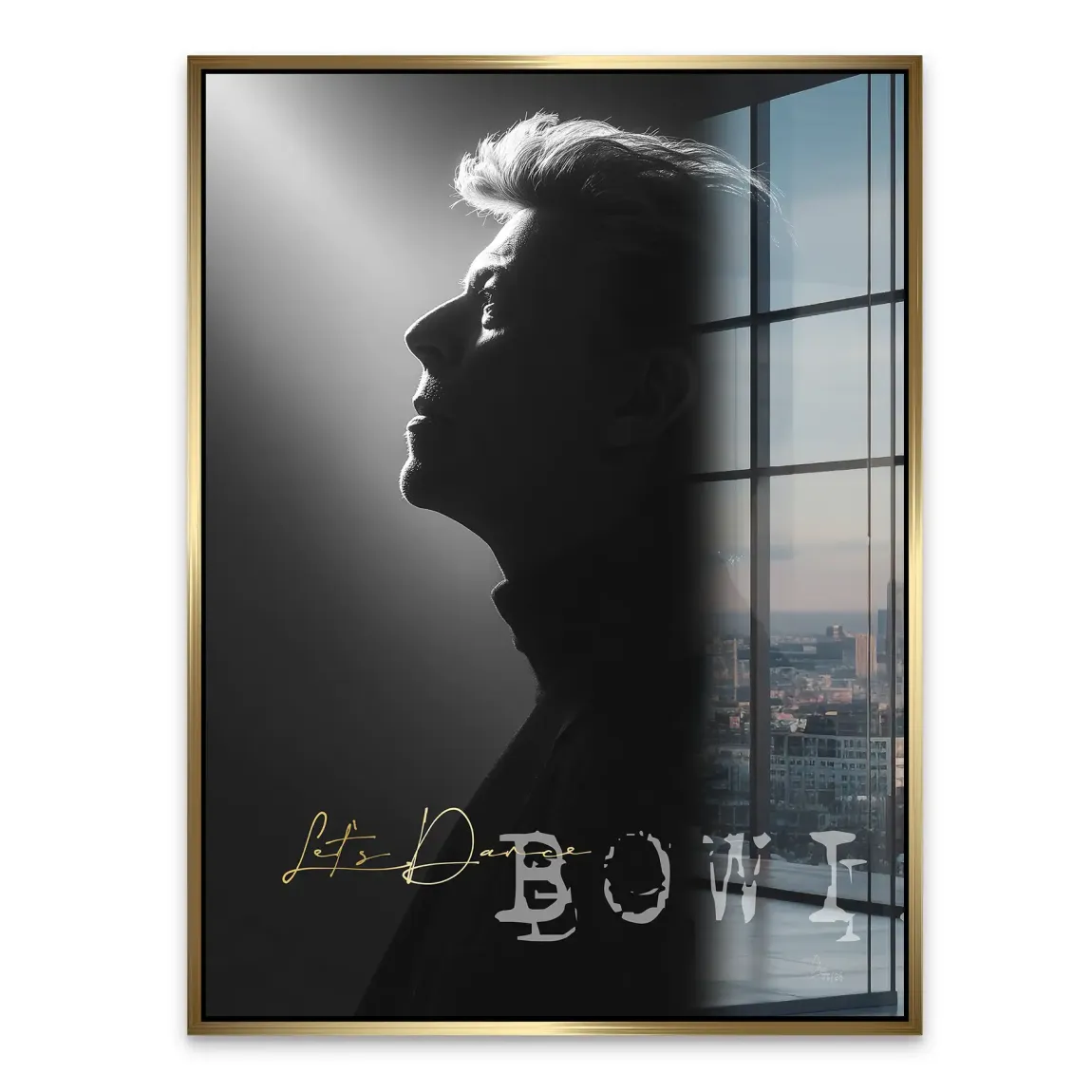 David Bowie Dance Acrylglasbild
