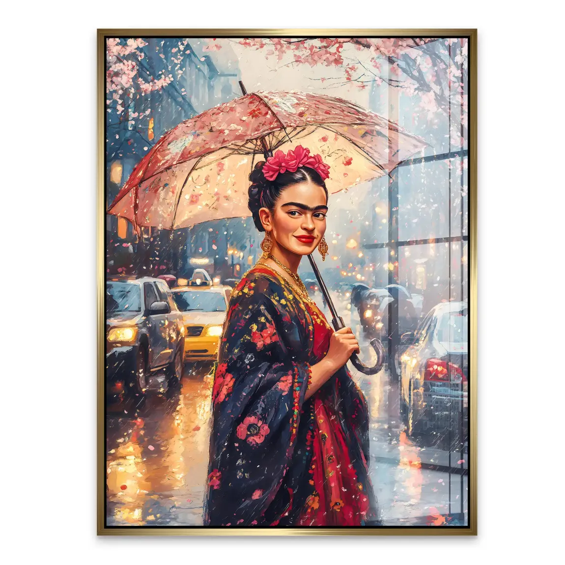 Frida im Abendregen Acrylglasbild INGALERIE
