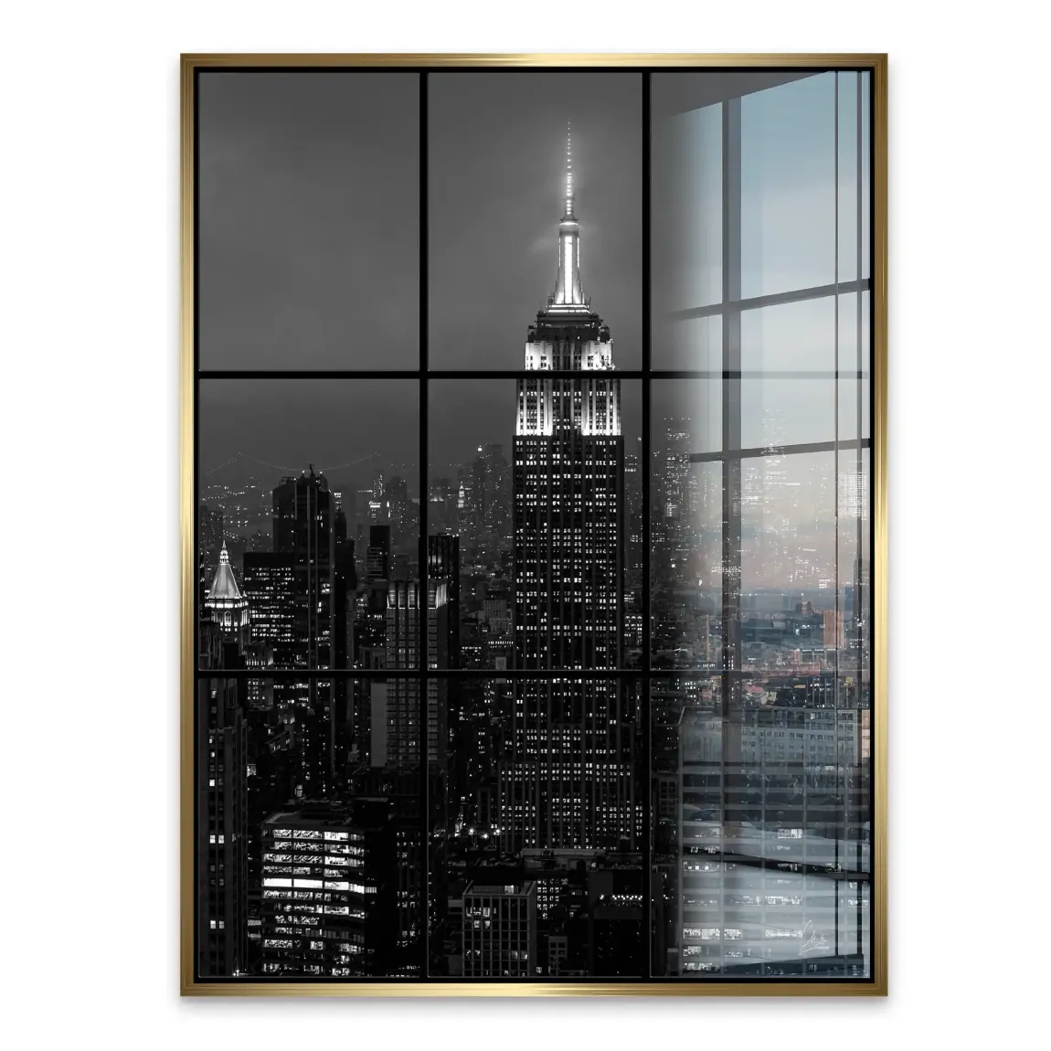 Midnight Crown New York Acrylglasbild