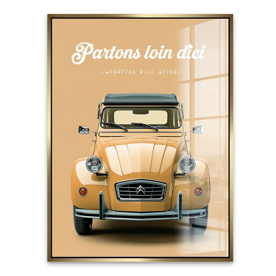 Citroen 2CV Voyage Acrylglasbild