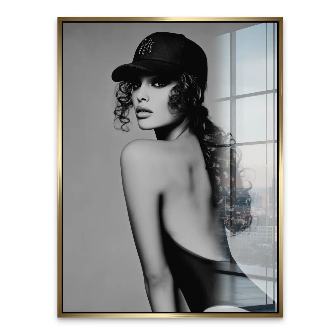 Cap Girl Acrylglasbild