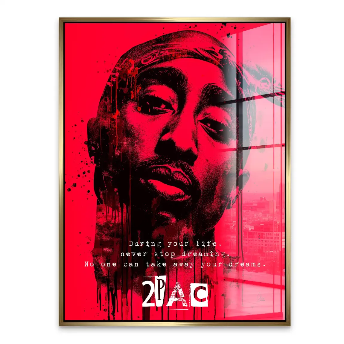 Red Legend Acrylglasbild