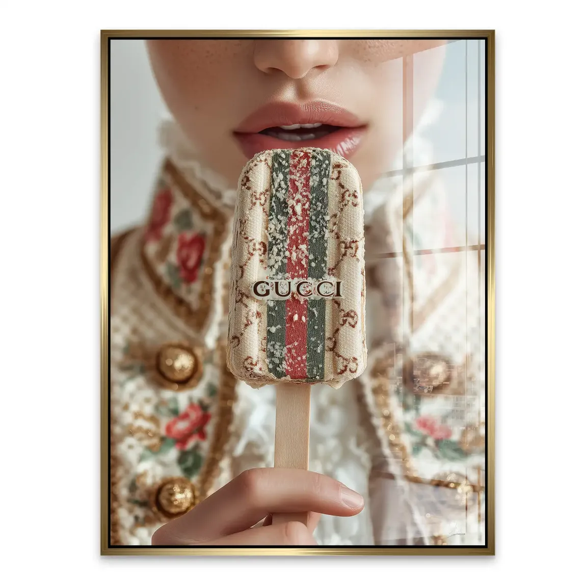 Gucci Ice Couture Acrylglasbild