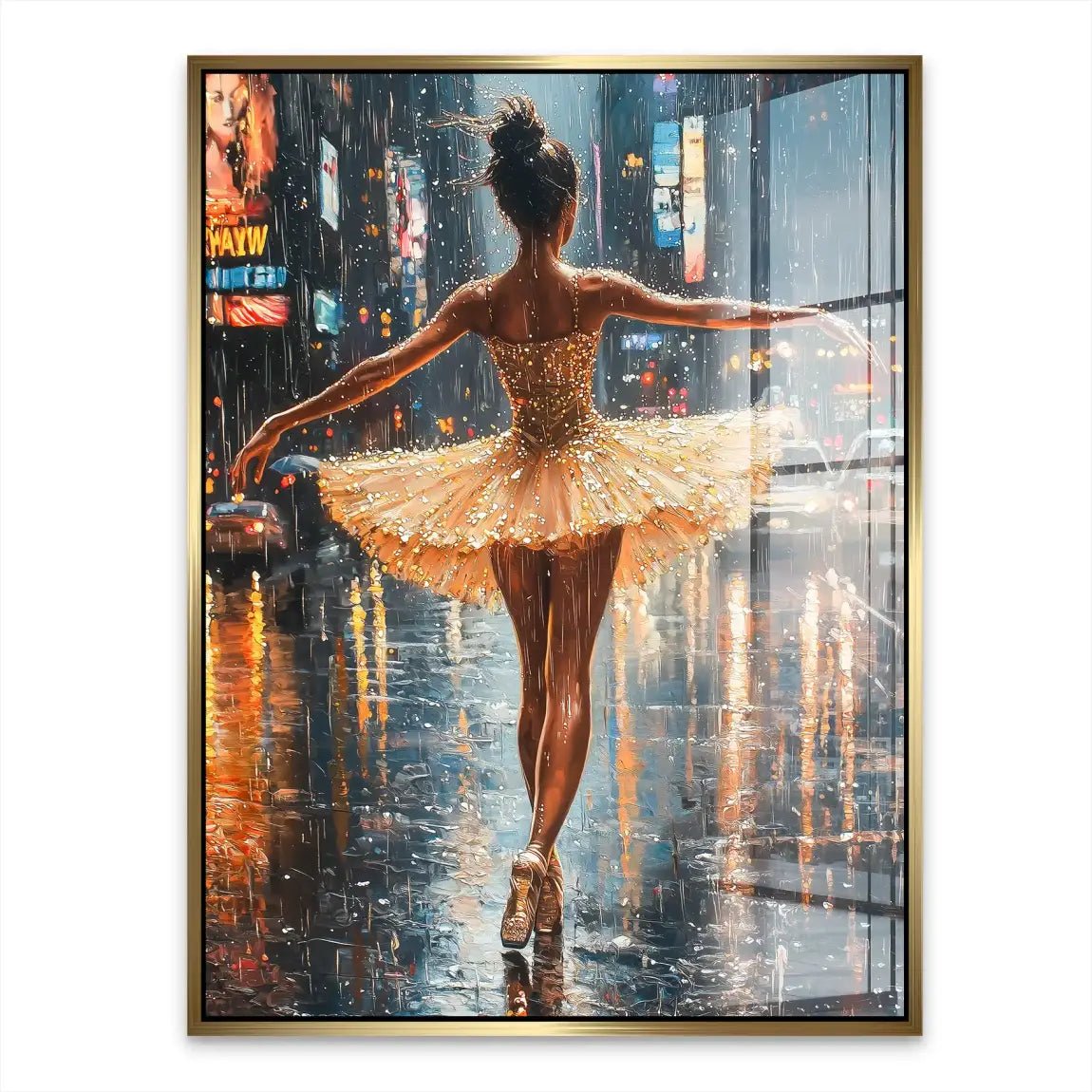 Ballett Rain Acrylglasbild INGALERIE