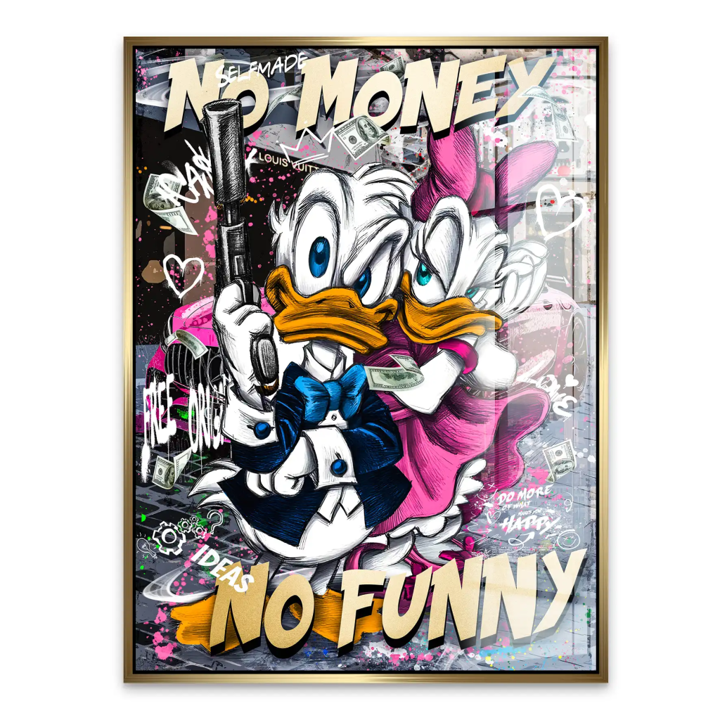 Donald No Money Acrylglas Bild INGALERIE