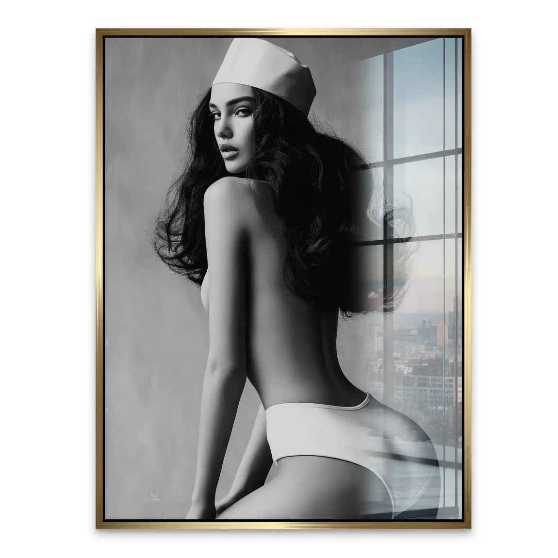 Noir Beauty Style Acrylglasbild