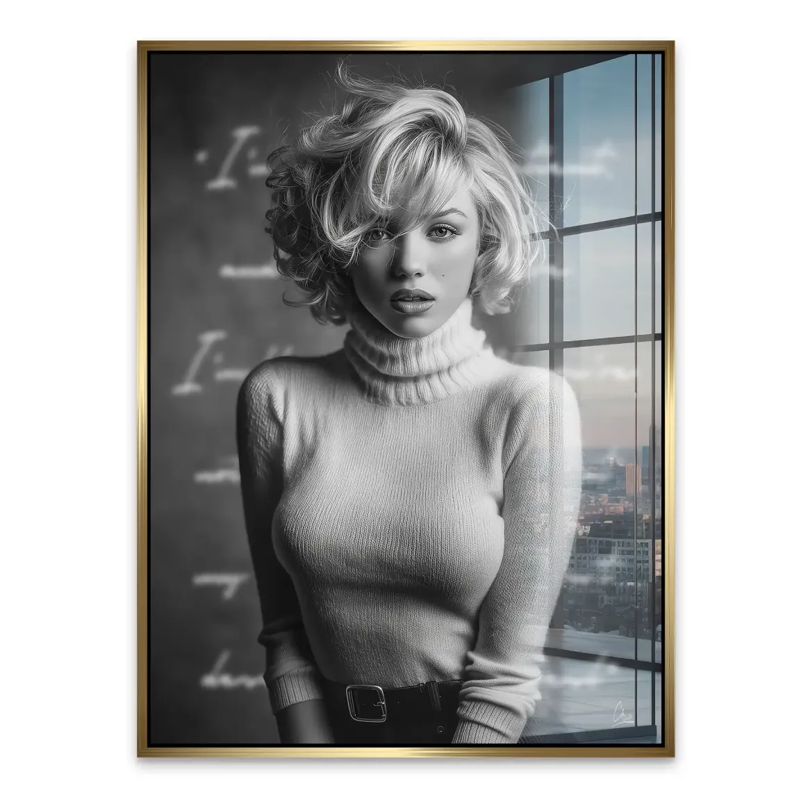 Marilyn Ikone Acrylglasbild