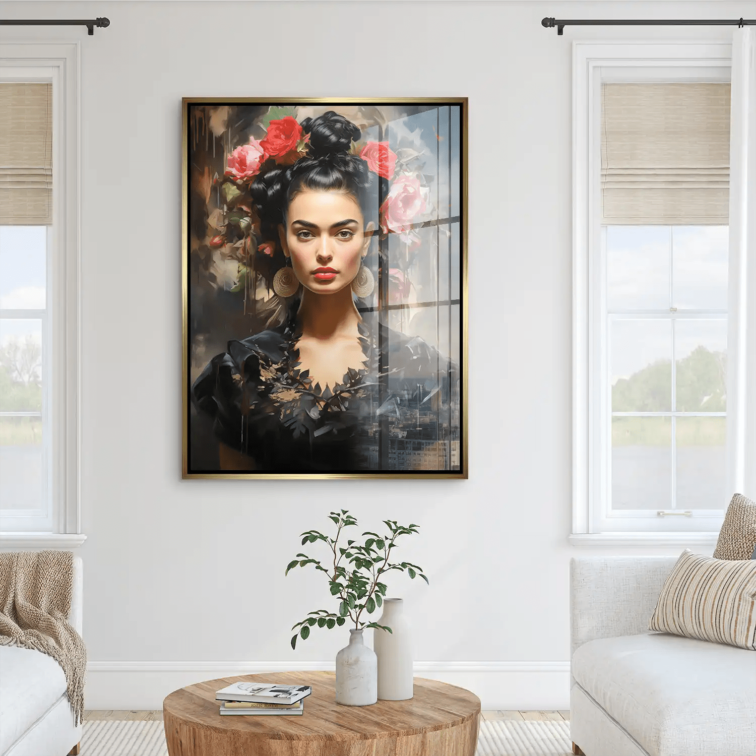 Frida Kahlo Beauty Acrylglas Bild INGALERIE