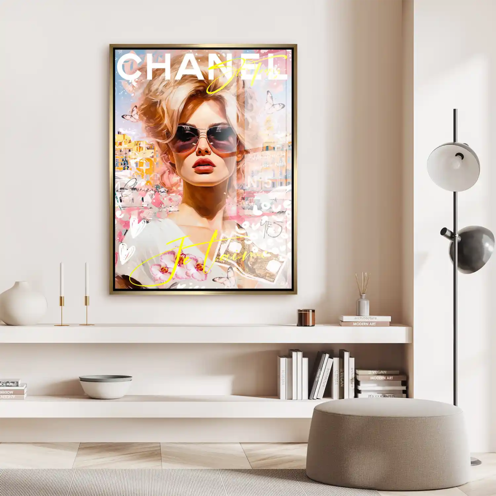 Pop Art Bardot JeTaime Acrylglas Bild INGALERIE