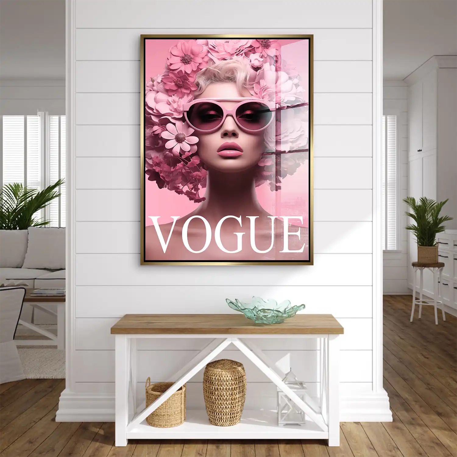 Pink Vogue Acrylglas Bild INGALERIE