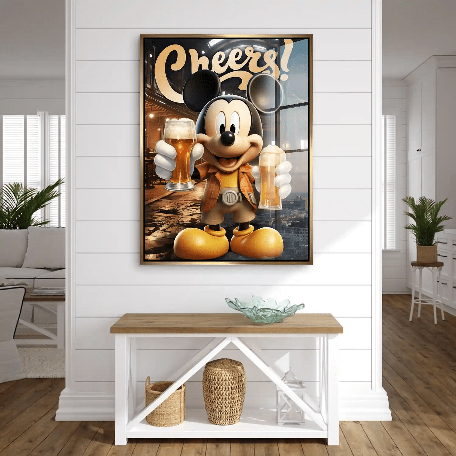 Micky Cheers Acrylglas Bild INGALERIE