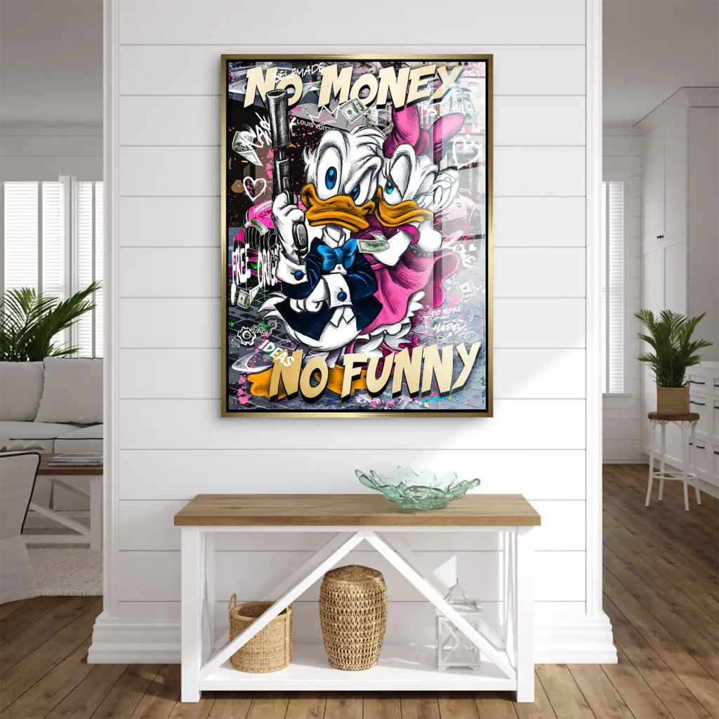 Donald No Money Acrylglas Bild INGALERIE