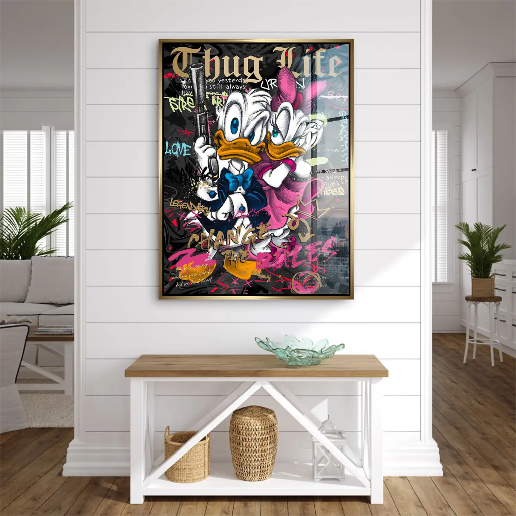 Donald Thug Life Acrylglas Bild INGALERIE