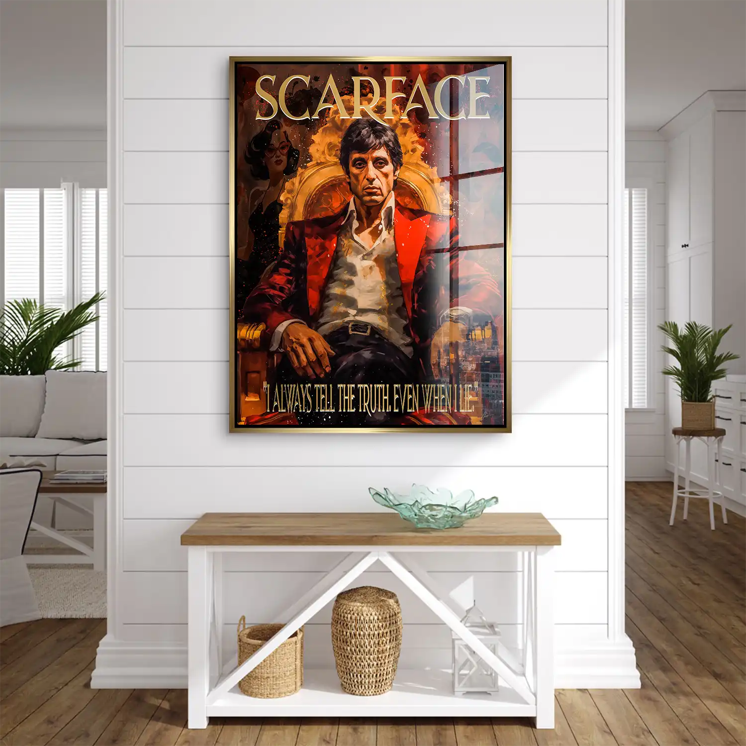 Scarface Acrylglas Bild INGALERIE