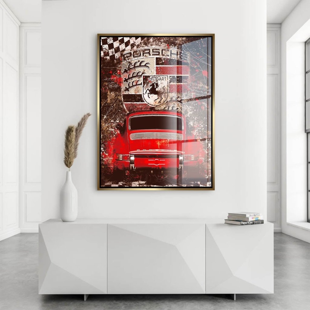 Porsche 911 Classic Style Acrylglas Bild INGALERIE