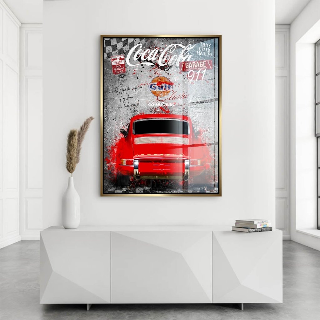 Porsche 911 Modern Style Acrylglas Bild INGALERIE