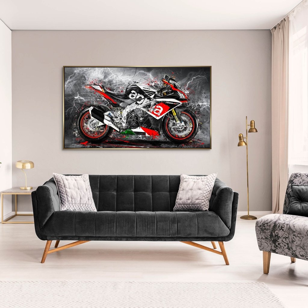 Aprilia RSV Abstrakt Aludibond Bild INGALERIE