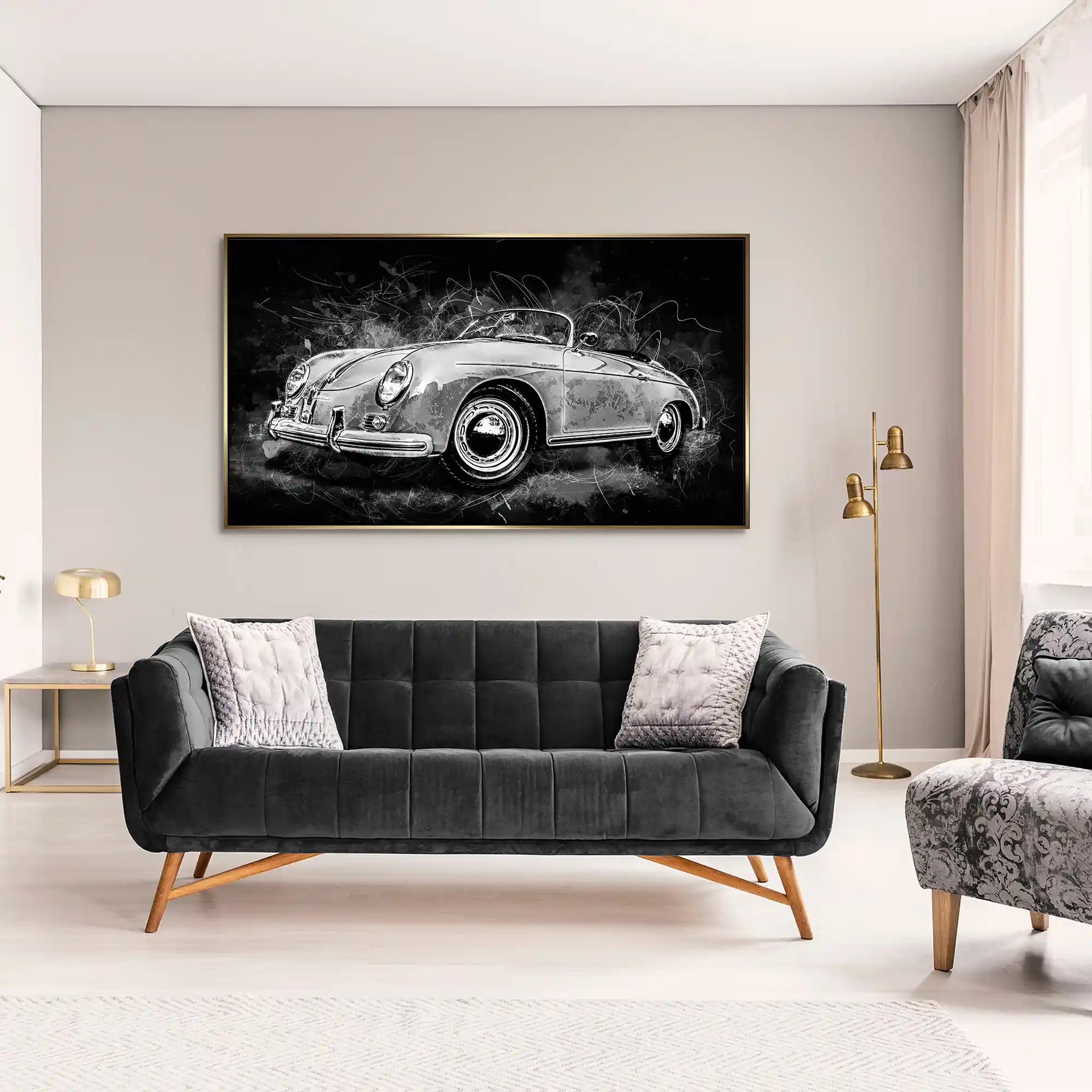 Porsche Speedster City Style Aludibond Bild INGALERIE