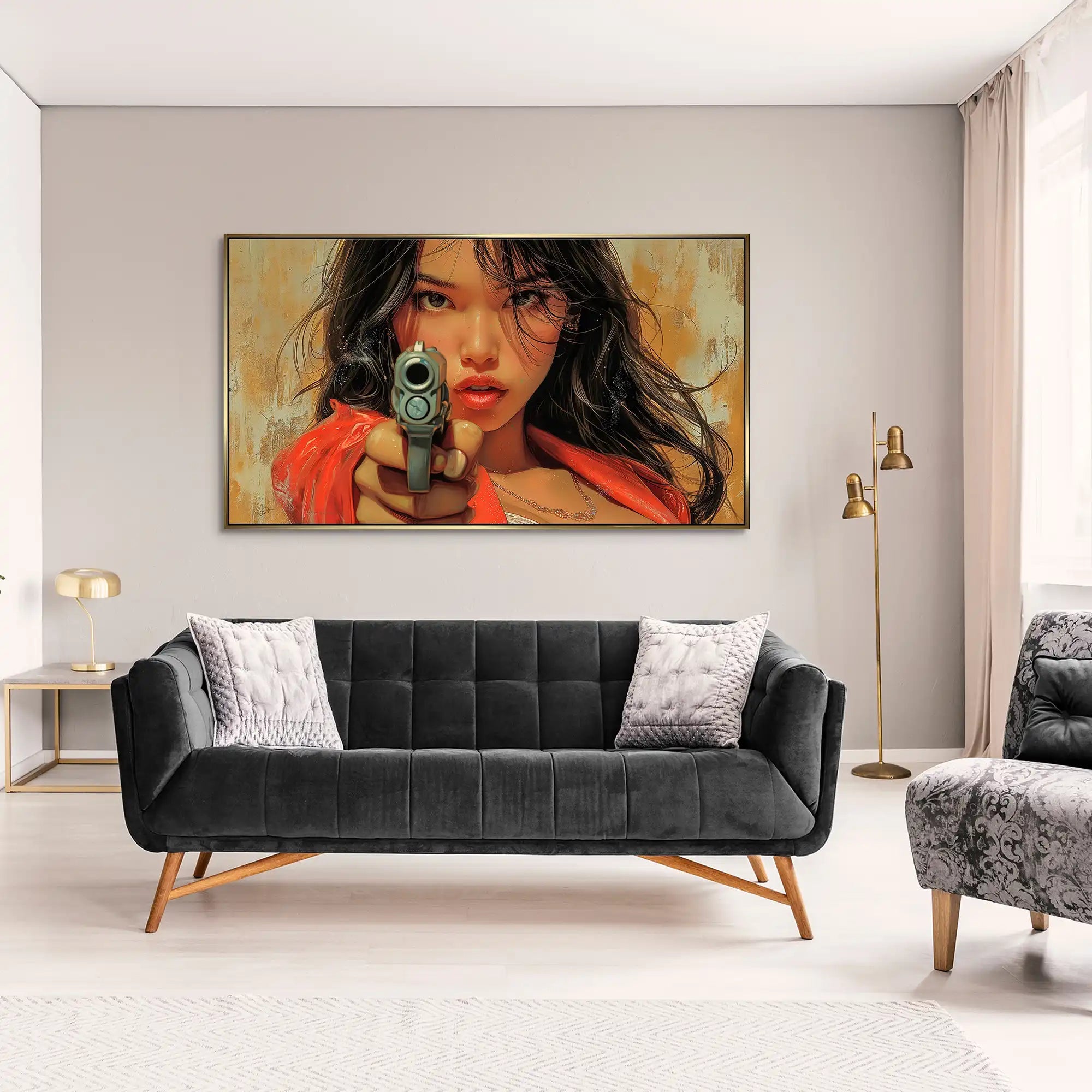 Gun Beauty Nr.2 Aludibond Bild INGALERiE