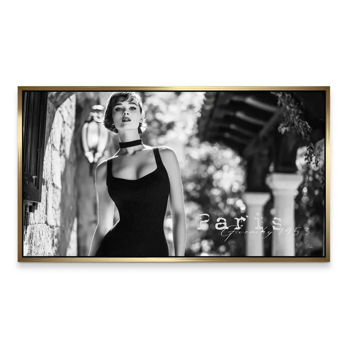 Audrey Hepburn Givenchy Aludibond Bild