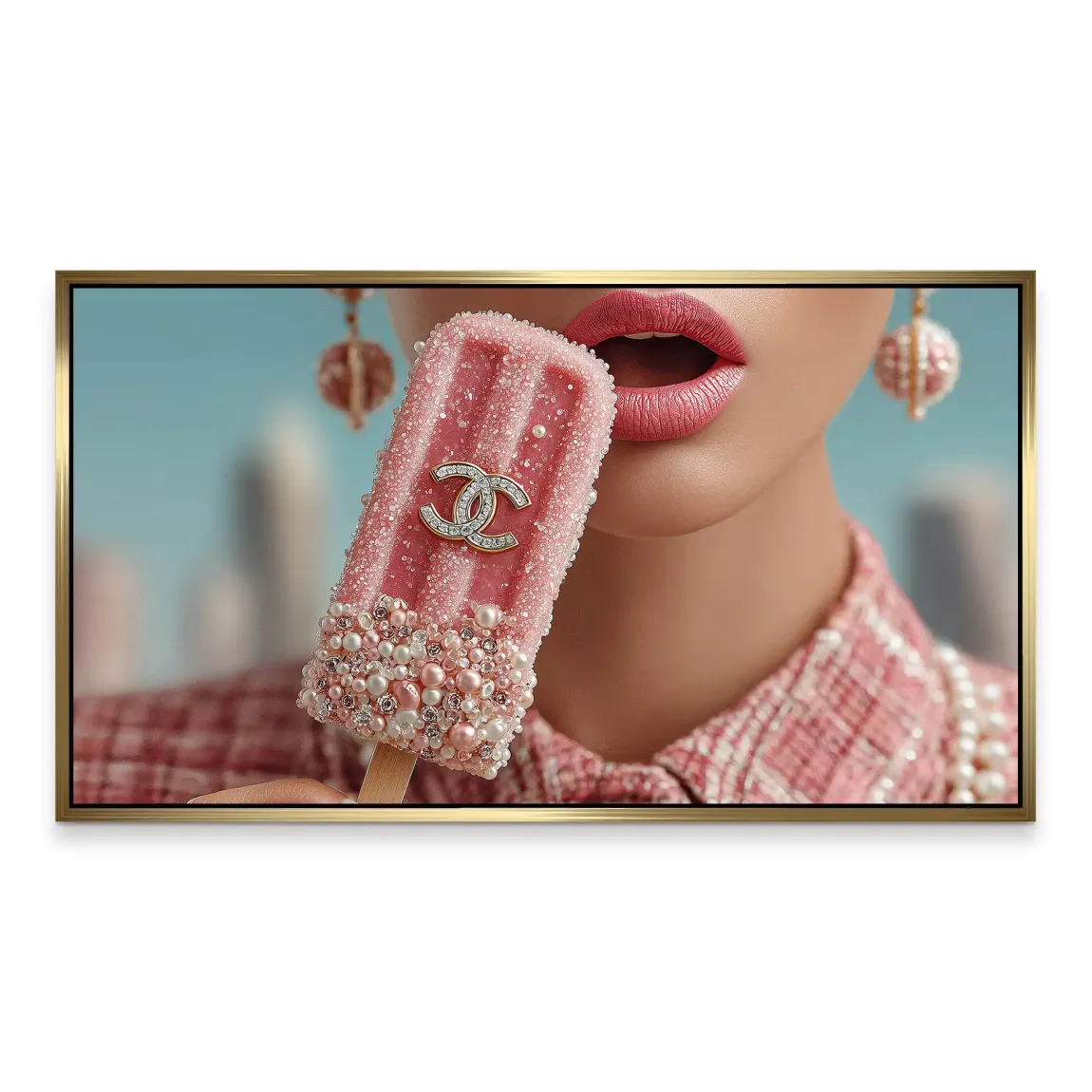 Coco Ice Art Aludibond Bild