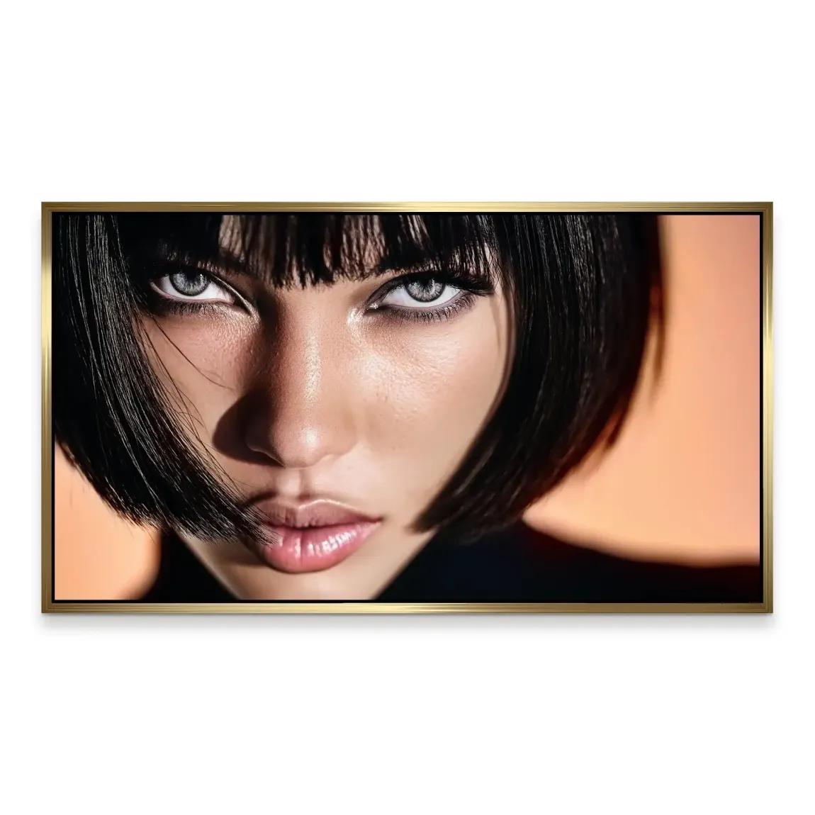 Silent Gaze Aludibond Bild