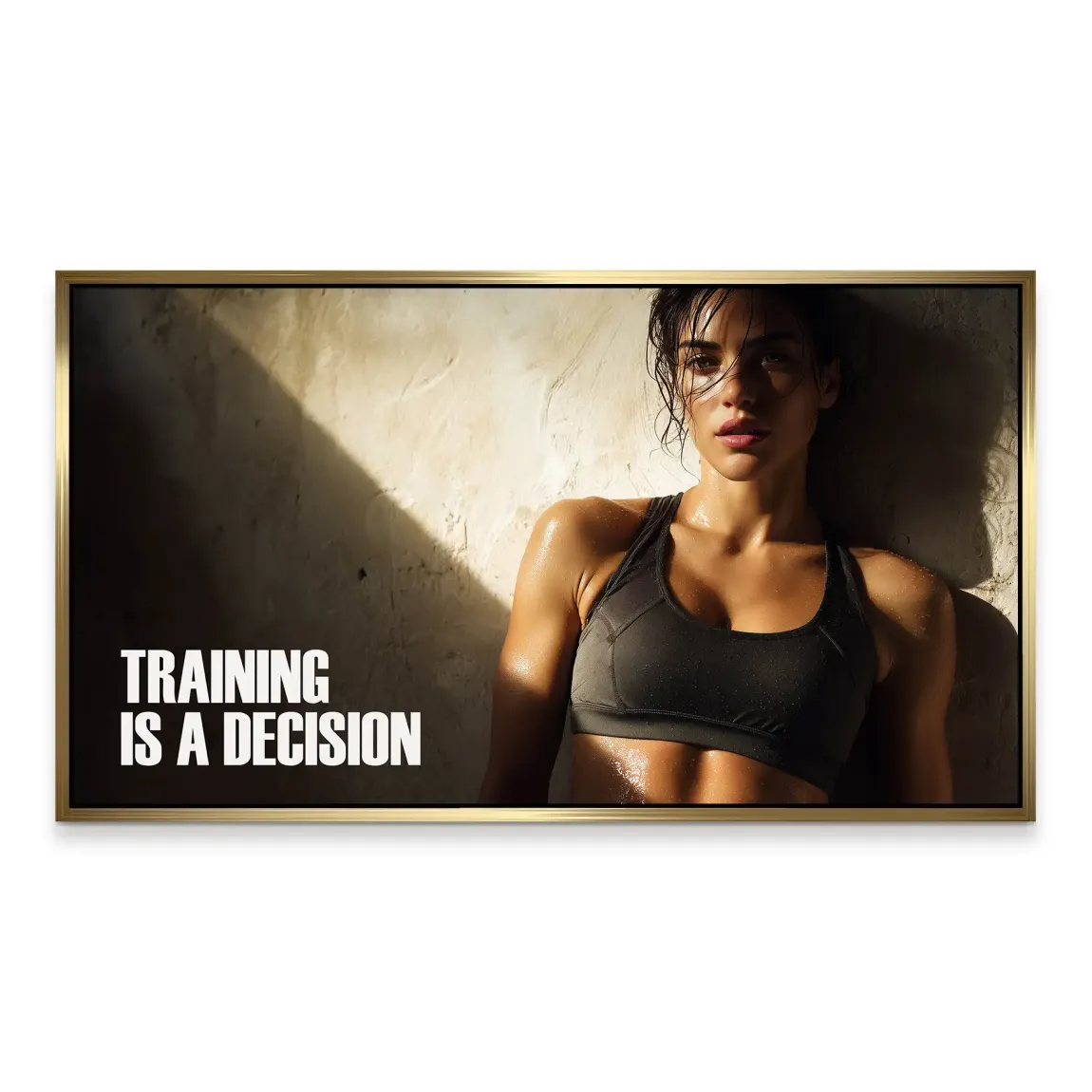 Training Decision Aludibond Bild