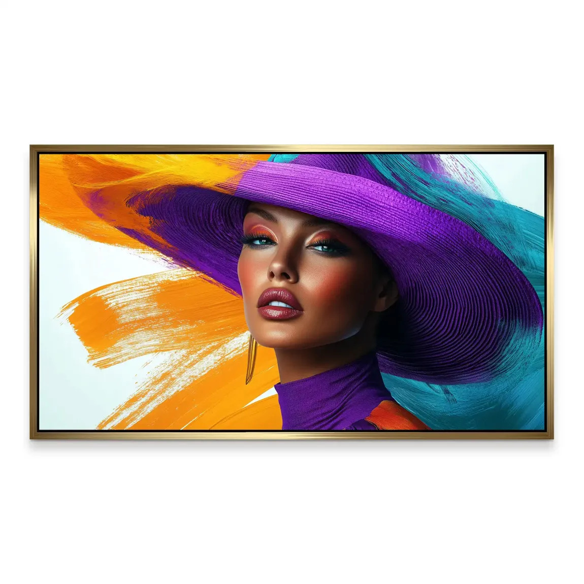 Vivid Fashion Color Art Aludibond Bild