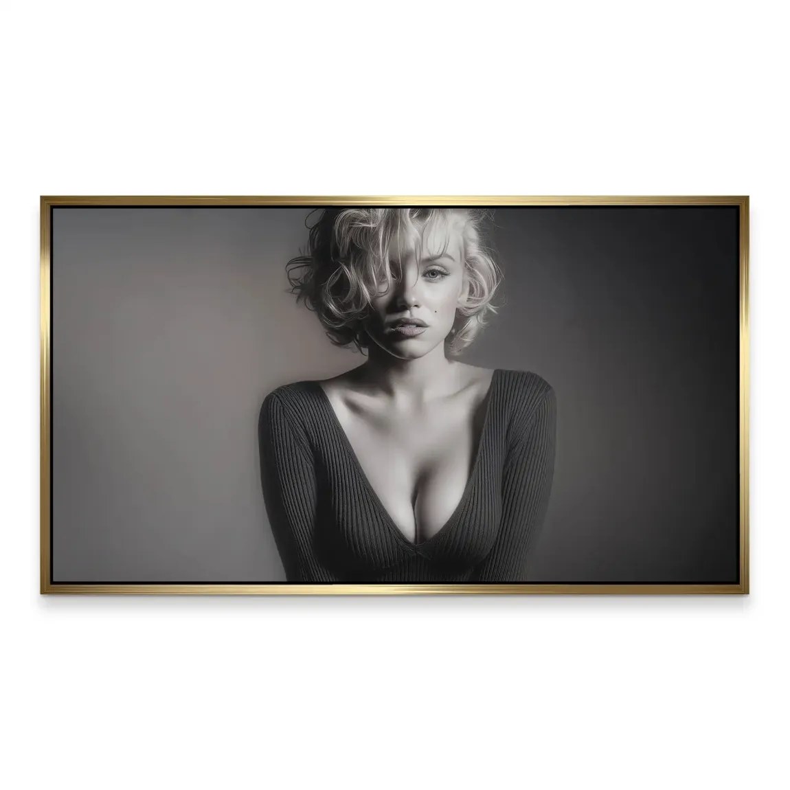 Marilyn Monroe Glam Night Aludibond Bild