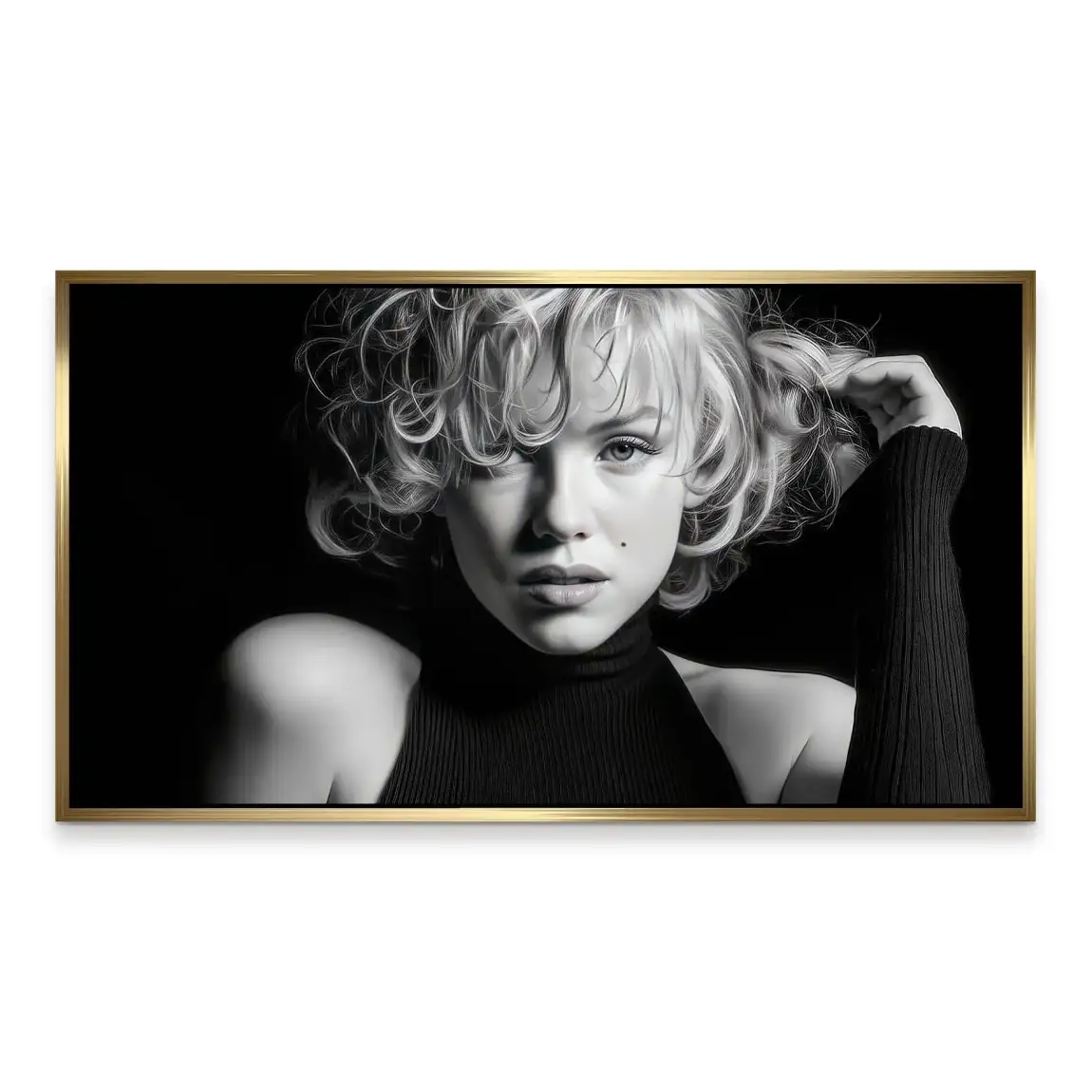 Marilyn Monroe Velvet Icon Aludibond Bild