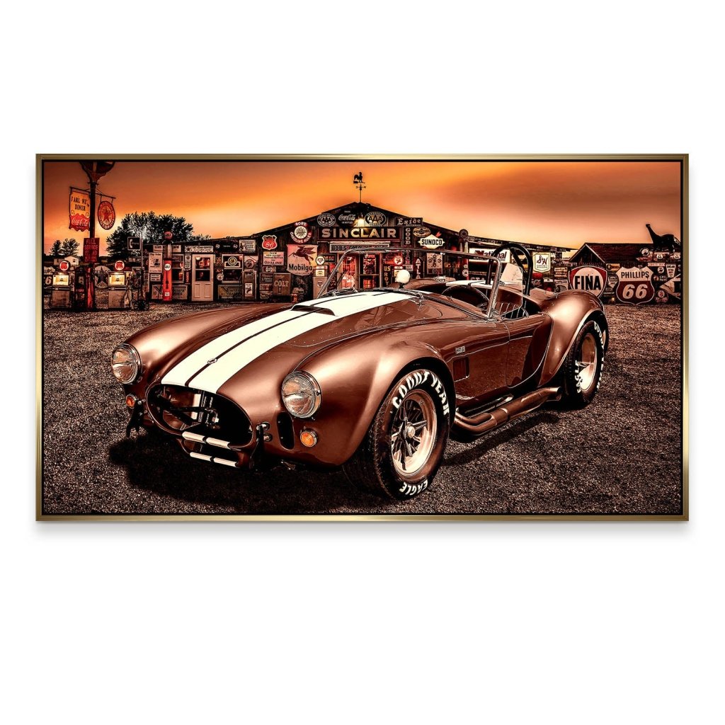 AC Cobra Abstrakt Sunset Aludibond Bild INGALERIE