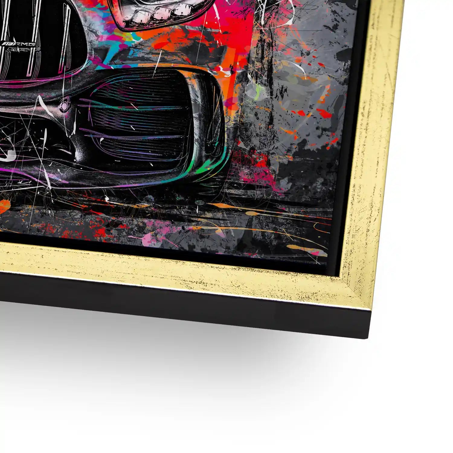 Mercedes AMG GT Pop Art Style Aludibond Bild INGALERIE