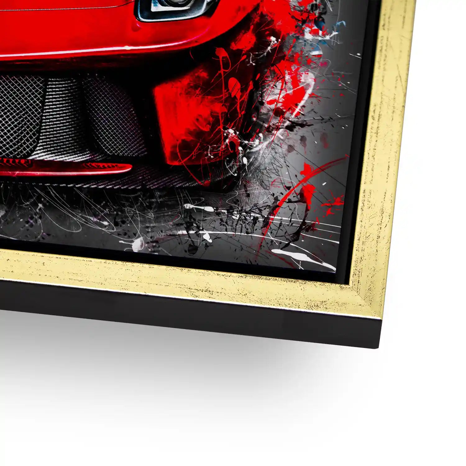 La Ferrari Abstrakt Aludibond Bild INGALERIE