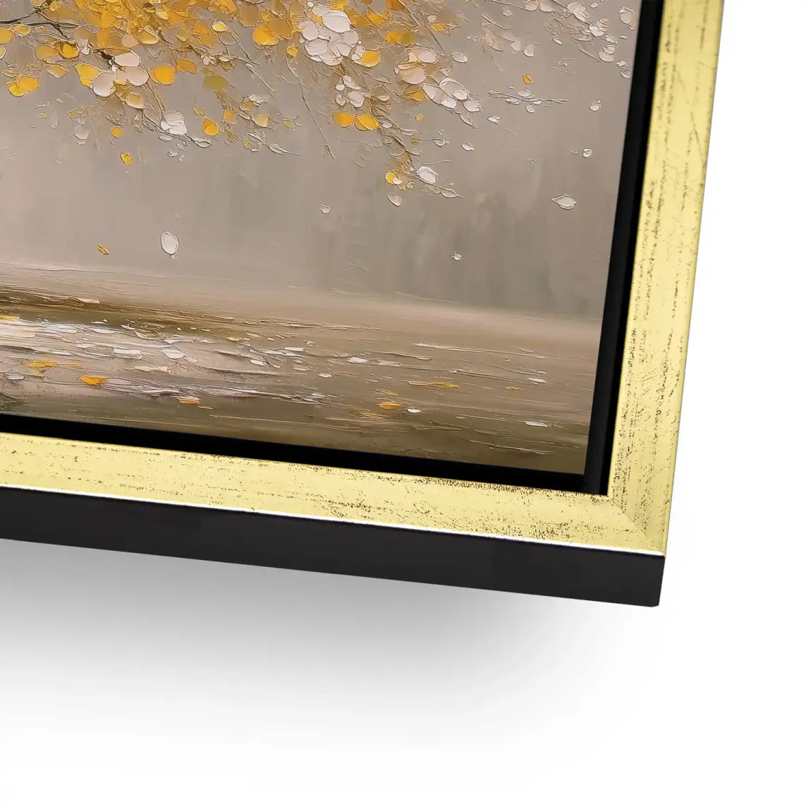 Golden Tree Art Aludibond Bild