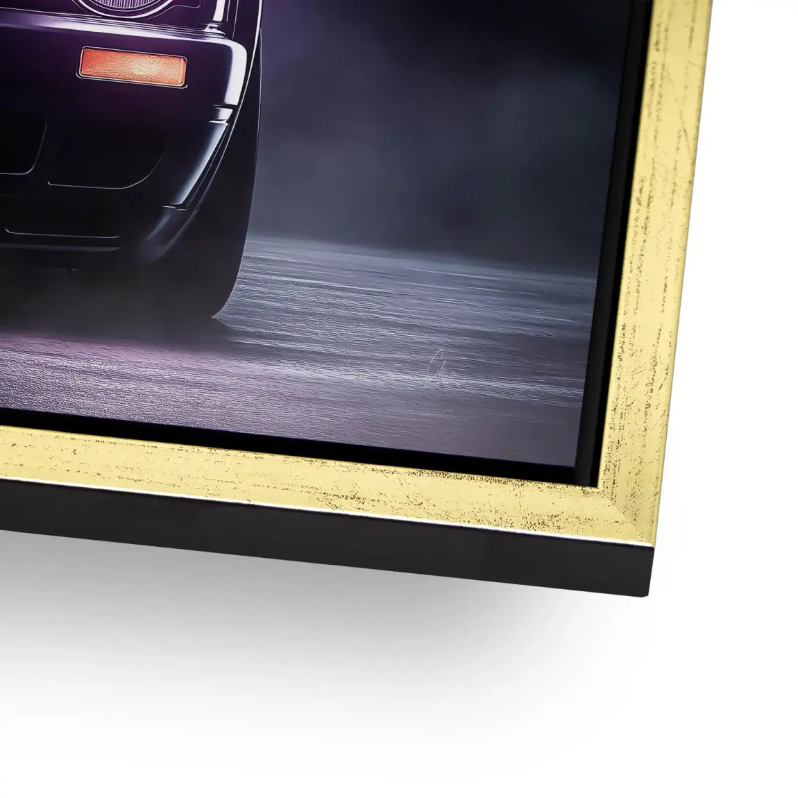 VW Golf Old School Aludibond Bild