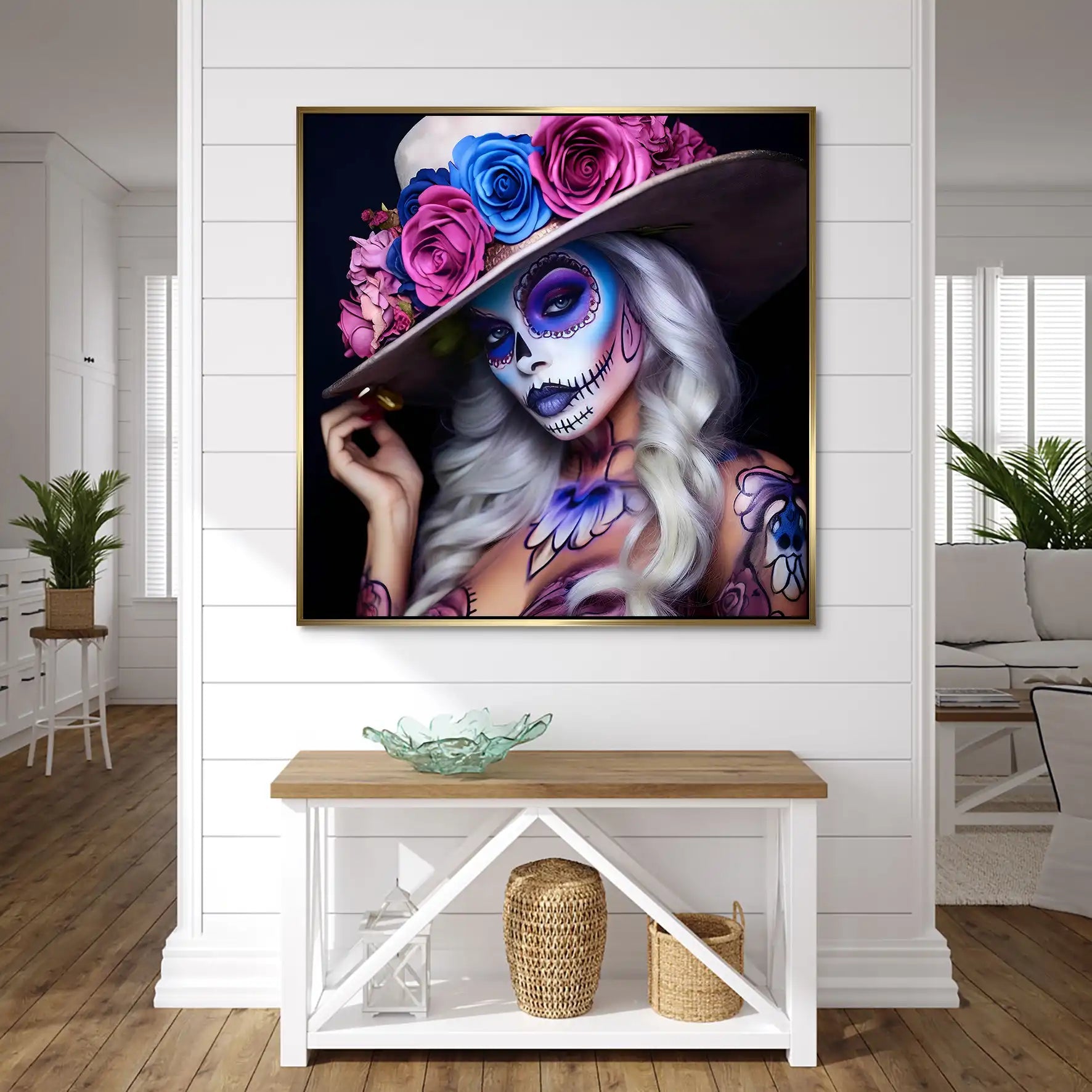 La Catrina Color Style AluDibond Bild INGALERIE