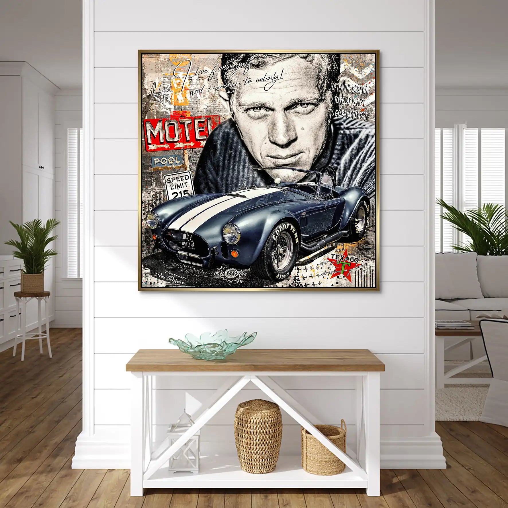 Steve AC Cobra Pop Art AluDibond Bild INGALERIE