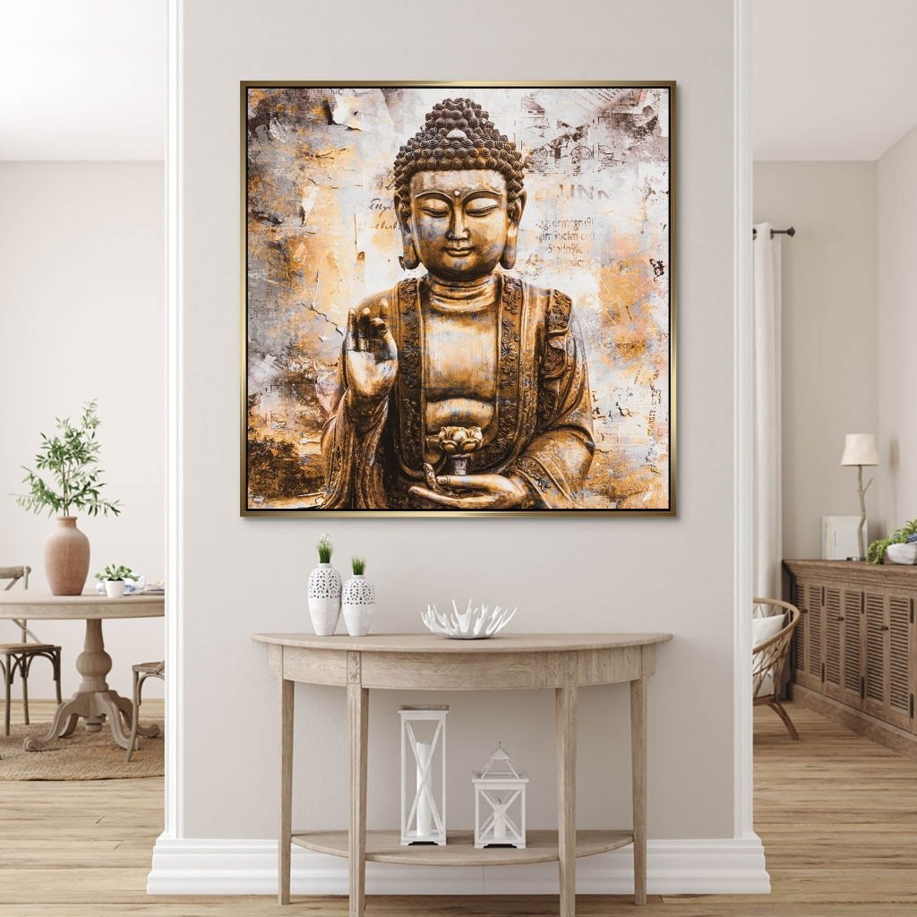 Buddha Abstrakt AluDibond Bild INGALERIE